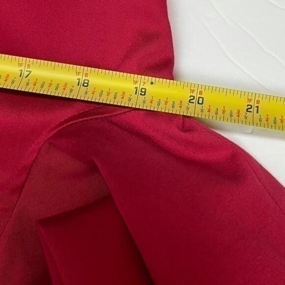 Chico’s Red Button Down Career Office Date Night Jacket NWOT Size 8 - Picture 9 of 11